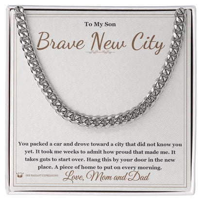 Meaningful gift for son - Brave New City