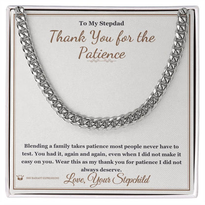 Personalized Cuban Link Chain for brother