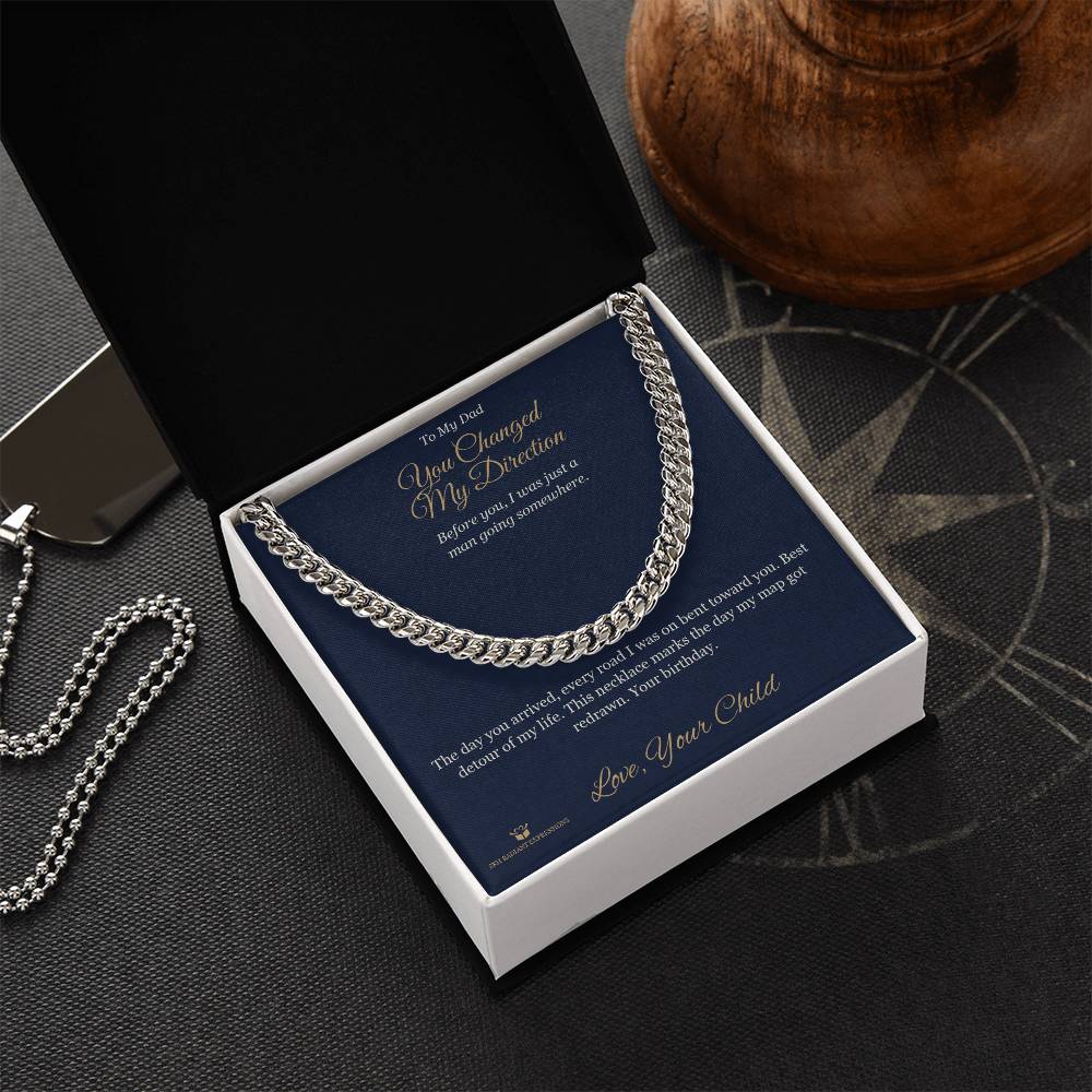 Personalized Cuban Link Chain for dad