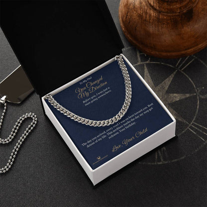 Personalized Cuban Link Chain for dad