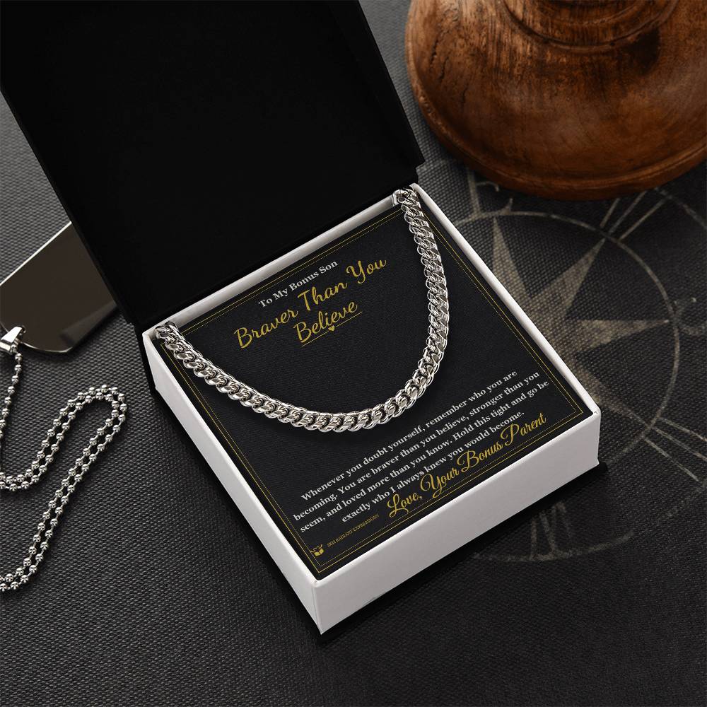 Meaningful gift for stepson - Braver Than You Believe