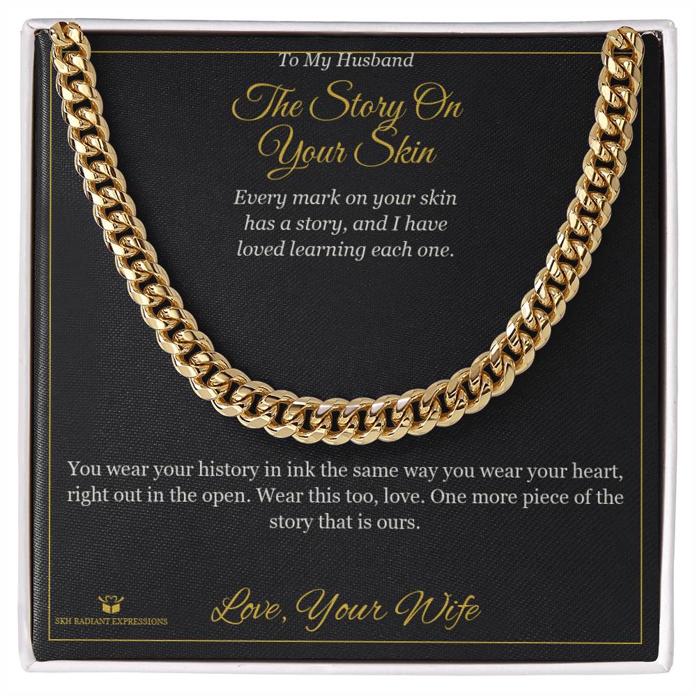 Personalized Cuban Link Chain for husband