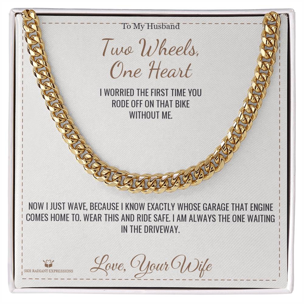 Cuban Link Chain gift for husband from Wife