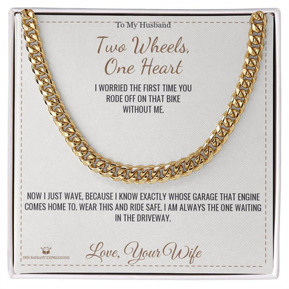 Cuban Link Chain gift for husband from Wife
