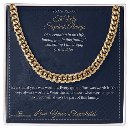Meaningful gift for stepdad - To My Stepdad, Always