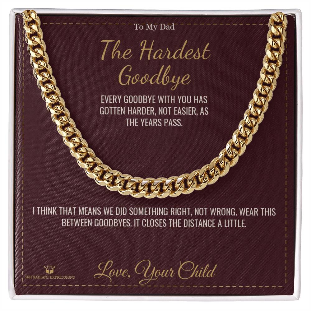 Meaningful gift for dad - The Hardest Goodbye