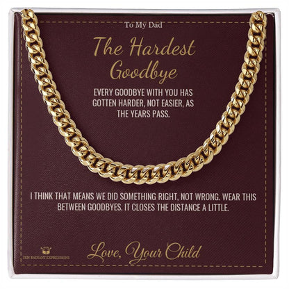 Add a name to this Cuban Link Chain - gift for dad