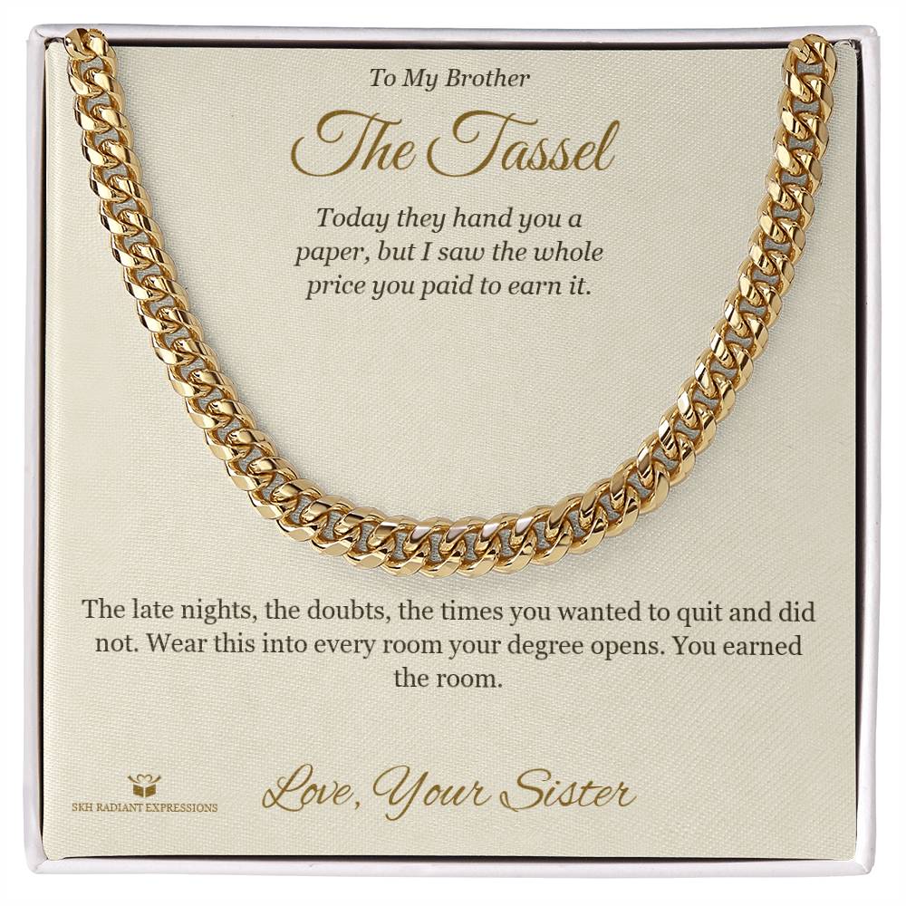What does a Cuban Link Chain mean - gift for brother