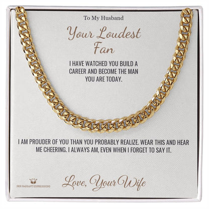 Cuban Link Chain gift for husband from Wife