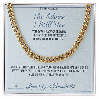 Meaningful gift for grandfather - The Advice I Still Use