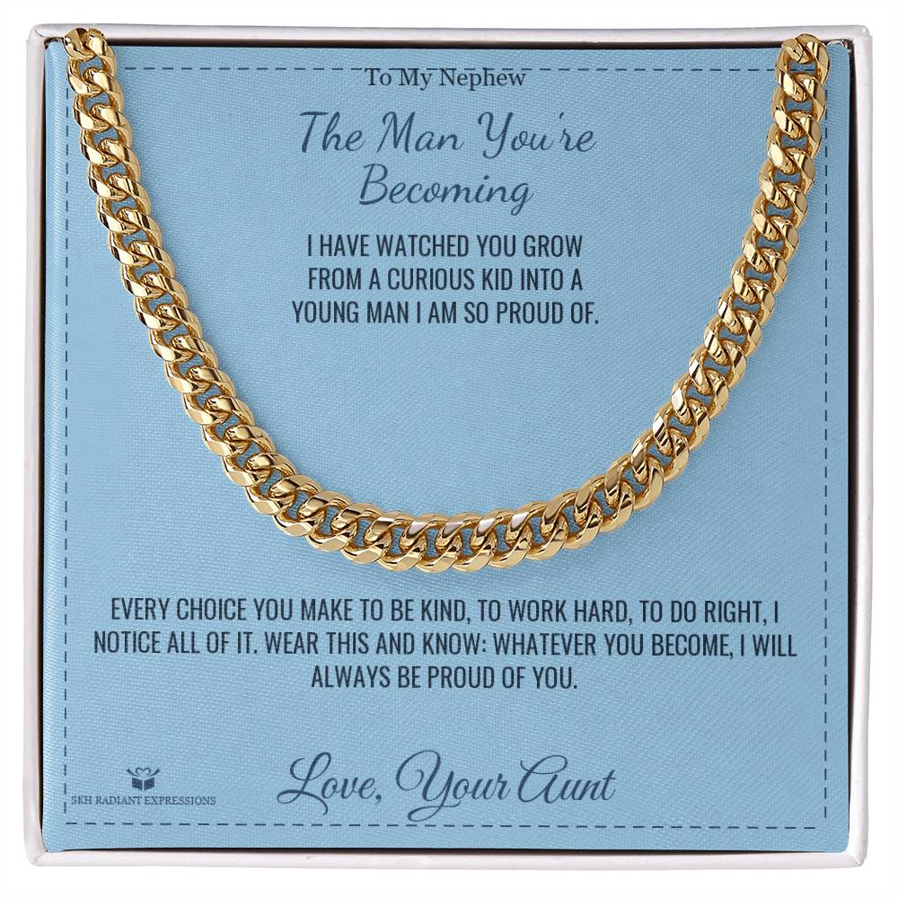 Meaningful gift for nephew - The Man You're Becoming
