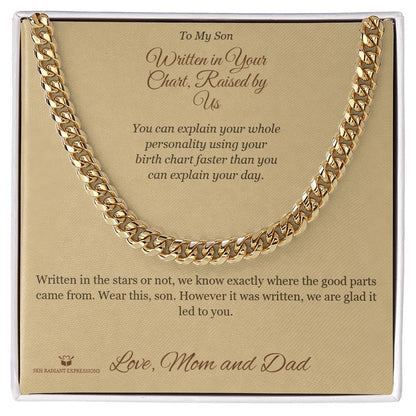 Personalized Cuban Link Chain for brother