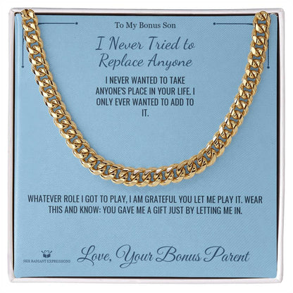 Add a name to this Cuban Link Chain - gift for brother