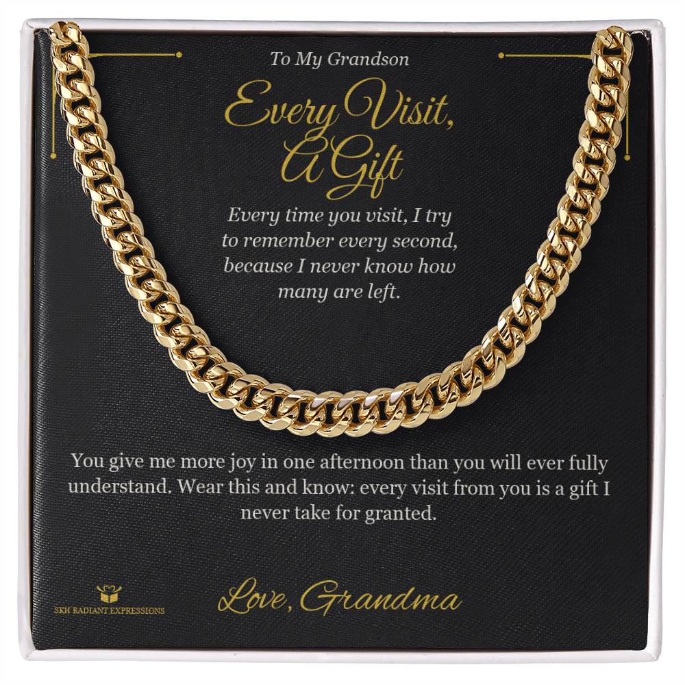 What does a Cuban Link Chain mean - gift for grandson