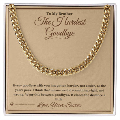 What does a Cuban Link Chain mean - gift for brother