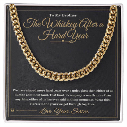 Meaningful gift for brother - The Whiskey After a Hard Year