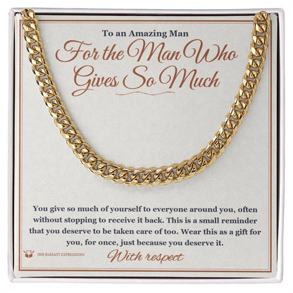 What does a Cuban Link Chain mean - gift for brother