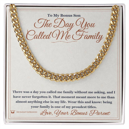 What does a Cuban Link Chain mean - gift for brother
