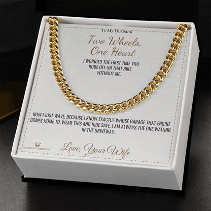 Personalized Cuban Link Chain for husband