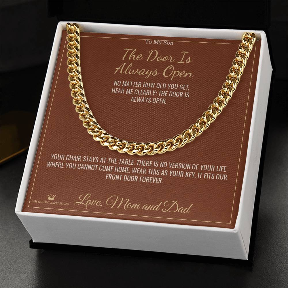 What does a Cuban Link Chain mean - gift for son