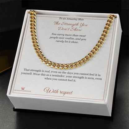 Meaningful gift for brother - The Strength You Don't Show