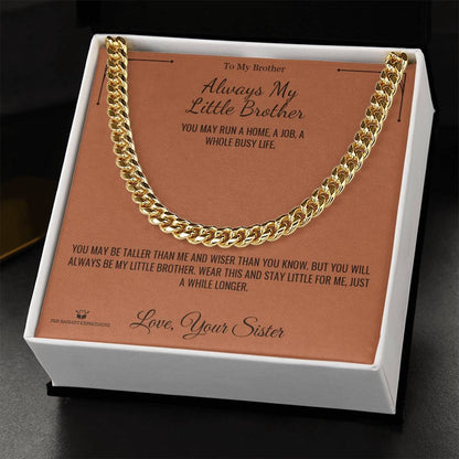 What does a Cuban Link Chain mean - gift for brother