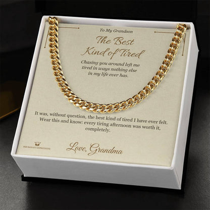 What does a Cuban Link Chain mean - gift for grandson