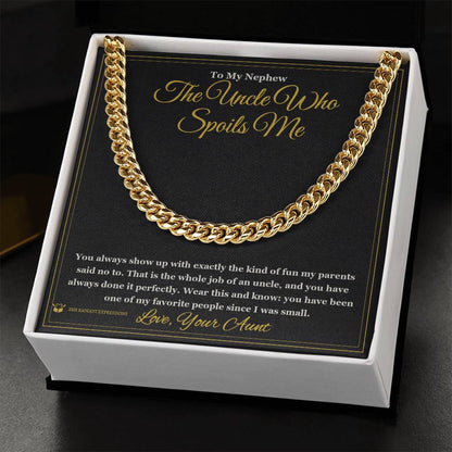 Sentimental nephew gift, not generic