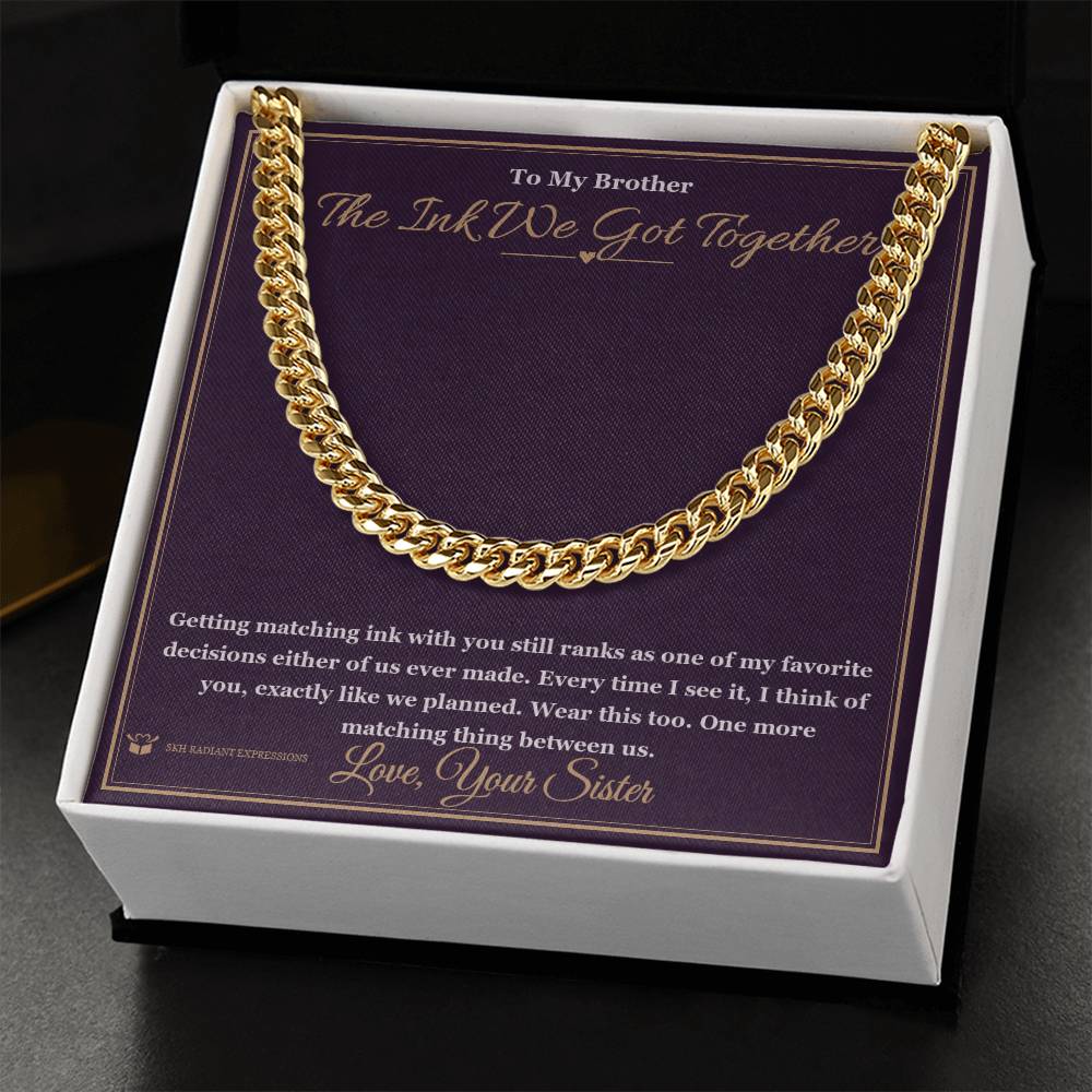 What does a Cuban Link Chain mean - gift for brother