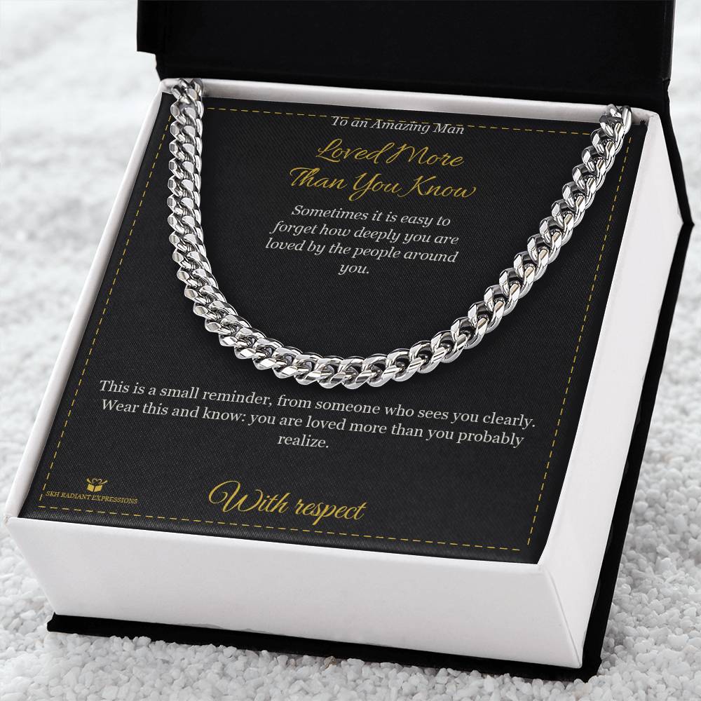 Personalized Cuban Link Chain for him