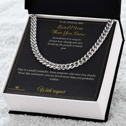 Personalized Cuban Link Chain for him