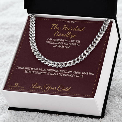 Personalized Cuban Link Chain for dad