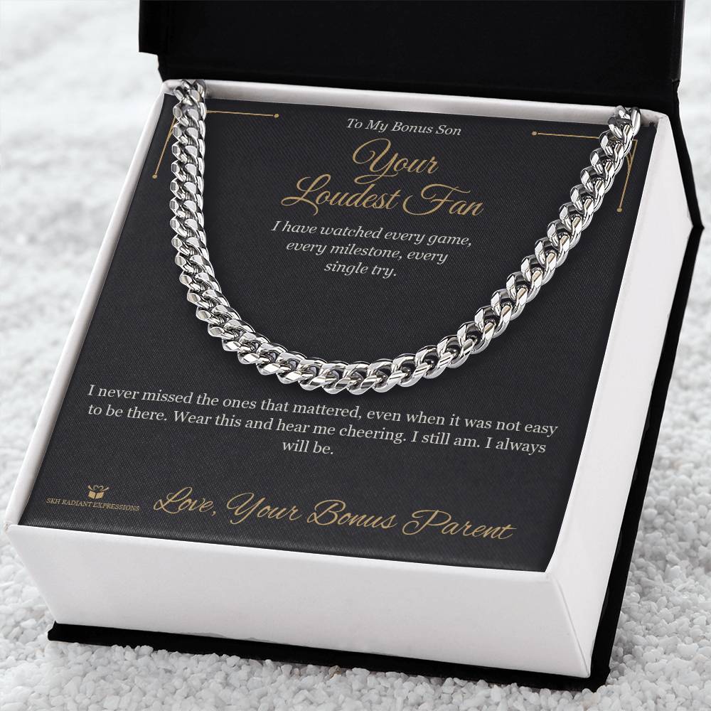 Sentimental stepson gift, not generic