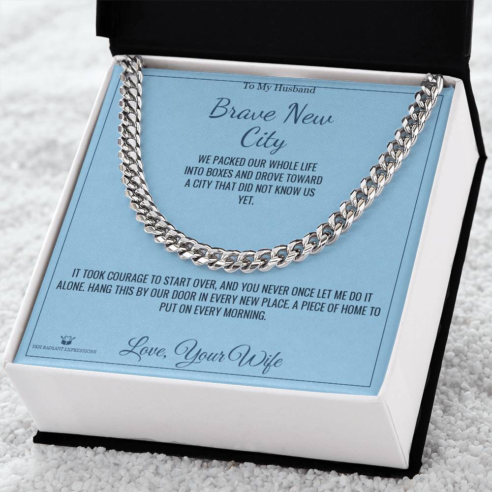 Brave New City - Cuban Link Chain for Husband