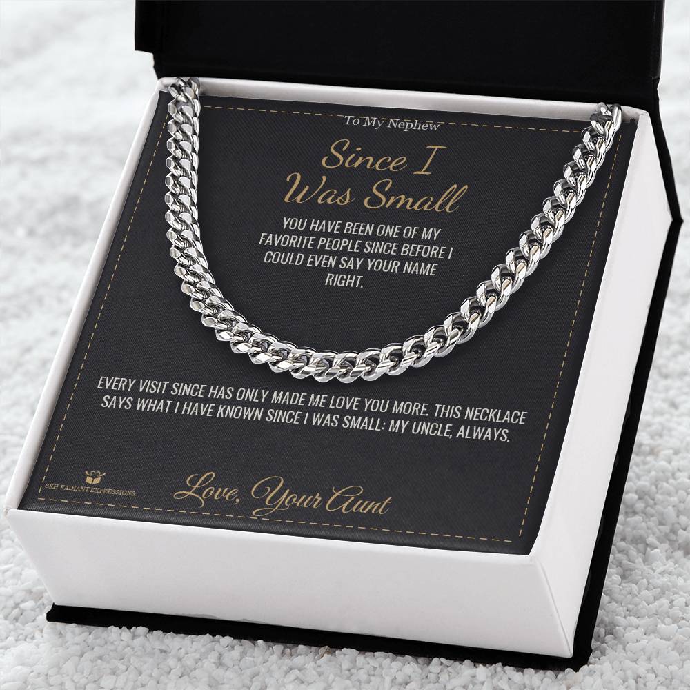 Sentimental nephew gift, not generic