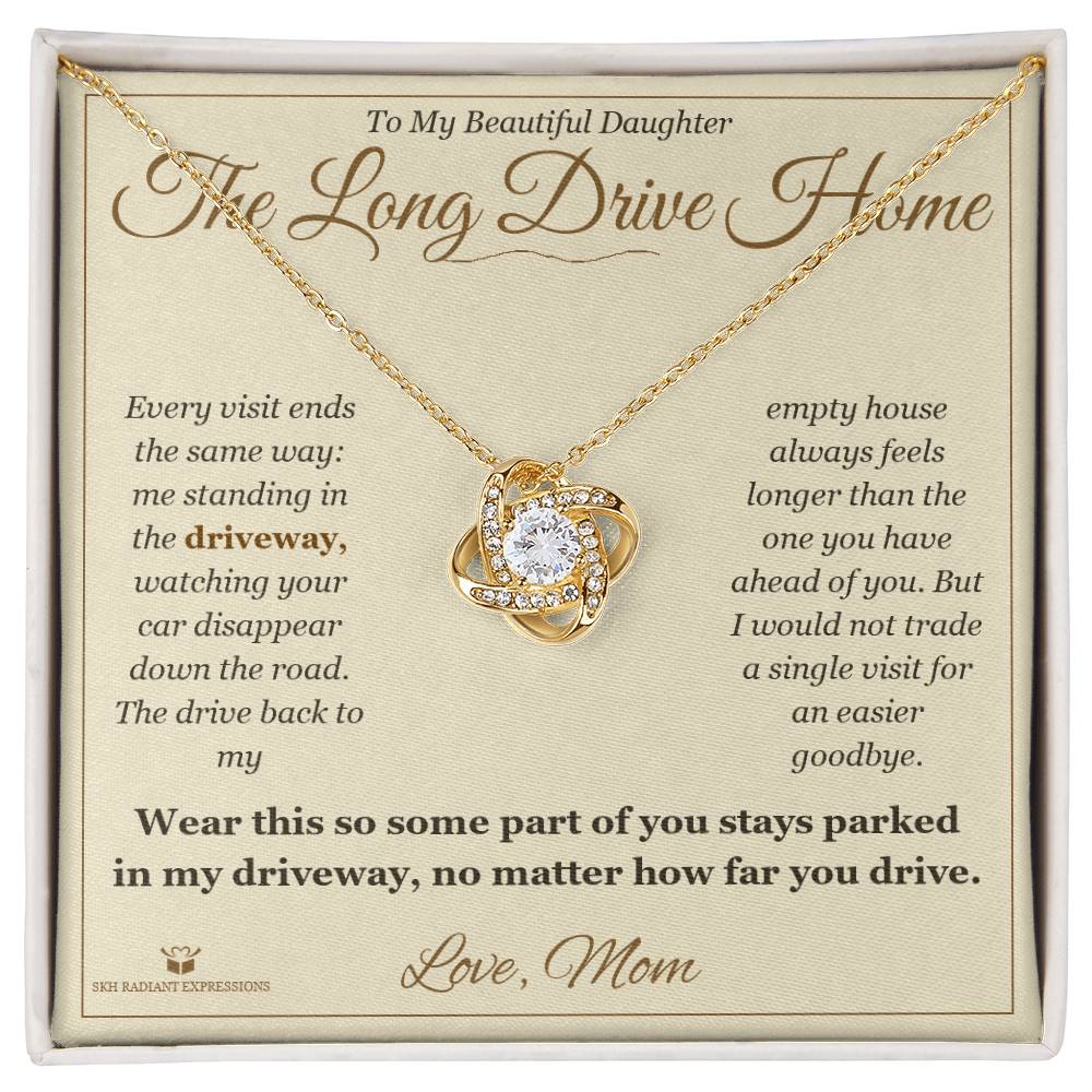 The Long Drive Home - Love Knot Necklace for Daughter