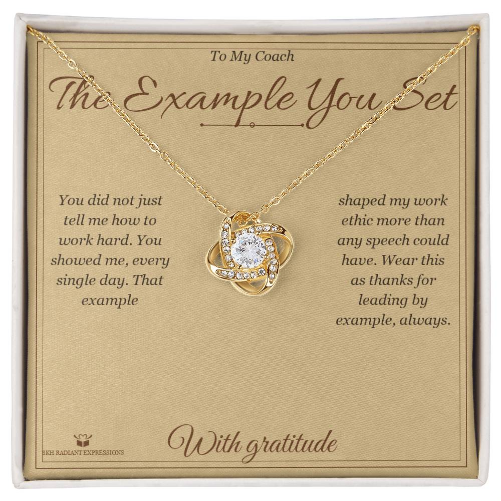 The Example You Set - Love Knot Necklace for Coach