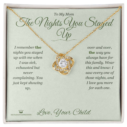Meaningful gift for mom - The Nights You Stayed Up