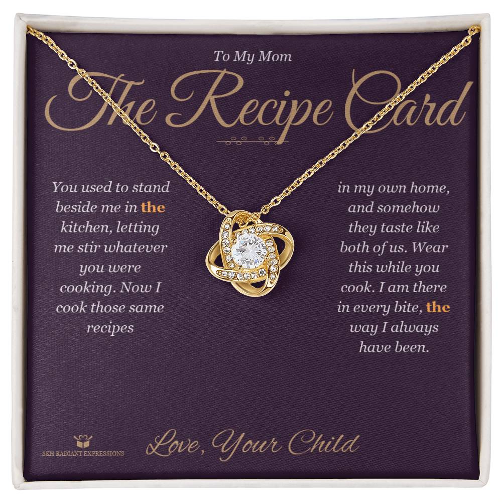 Meaningful gift for mom - The Recipe Card