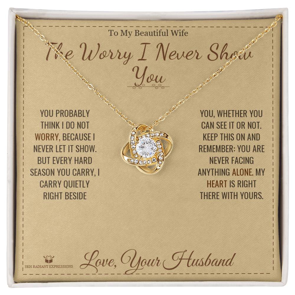 What does a Love Knot Necklace mean - gift for wife