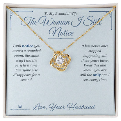 Love Knot Necklace gift for wife from Husband