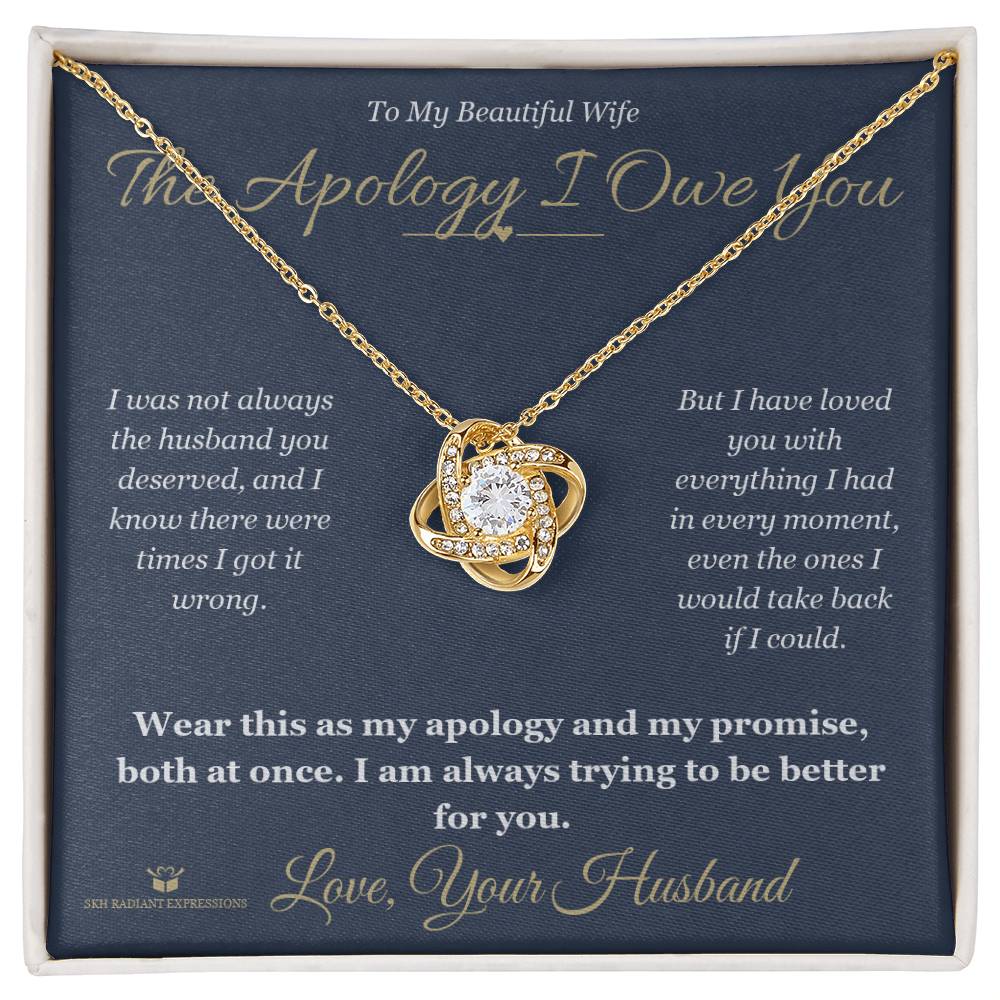 What does a Love Knot Necklace mean - gift for wife