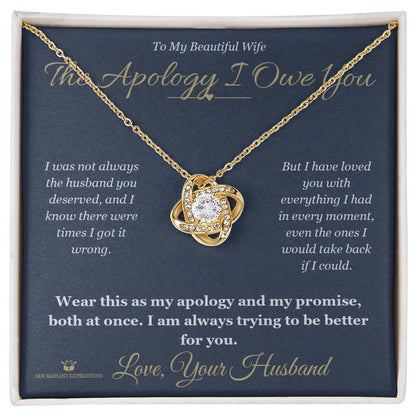 What does a Love Knot Necklace mean - gift for wife