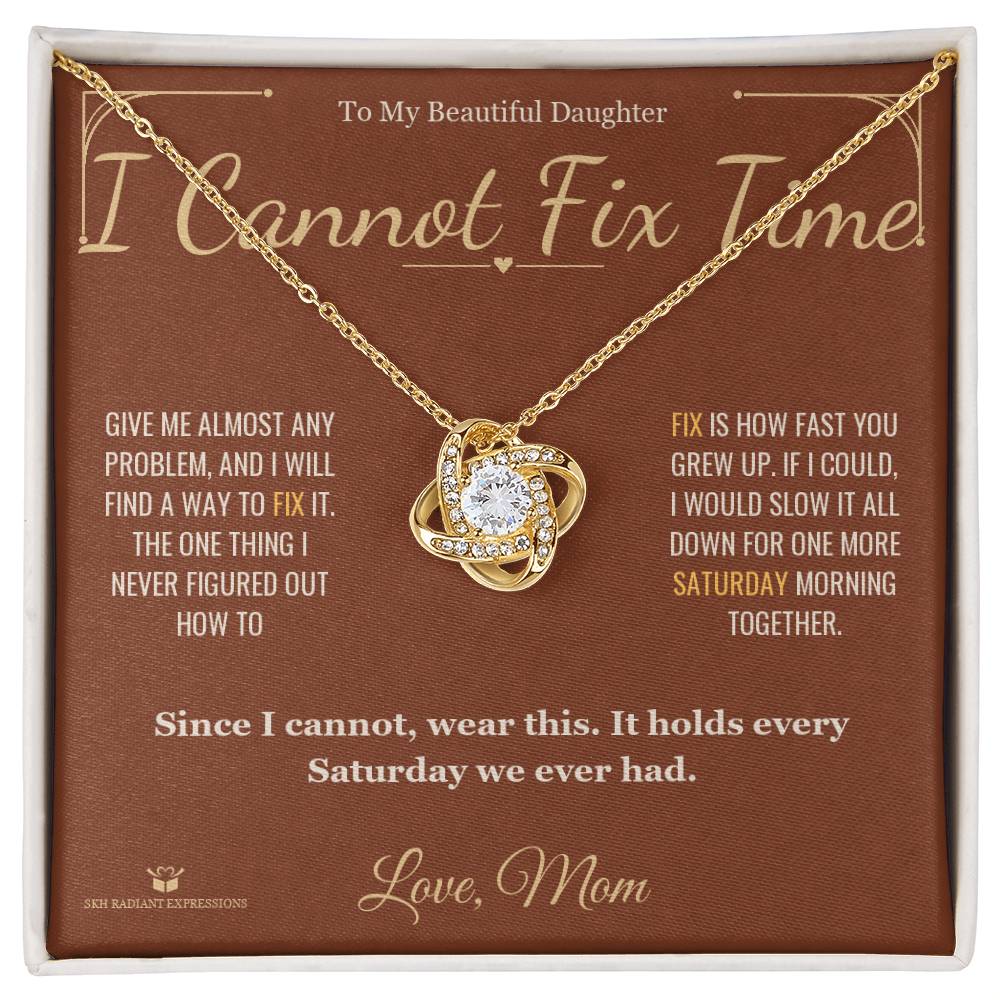 What does a Love Knot Necklace mean - gift for daughter