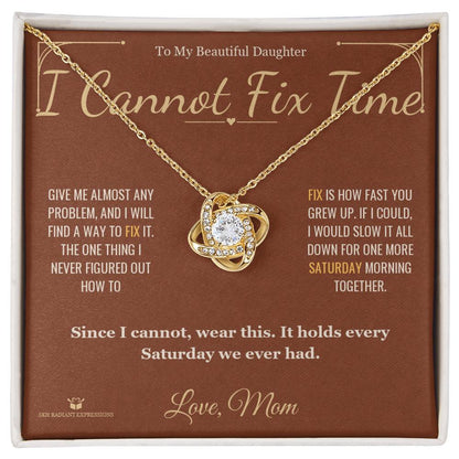 What does a Love Knot Necklace mean - gift for daughter