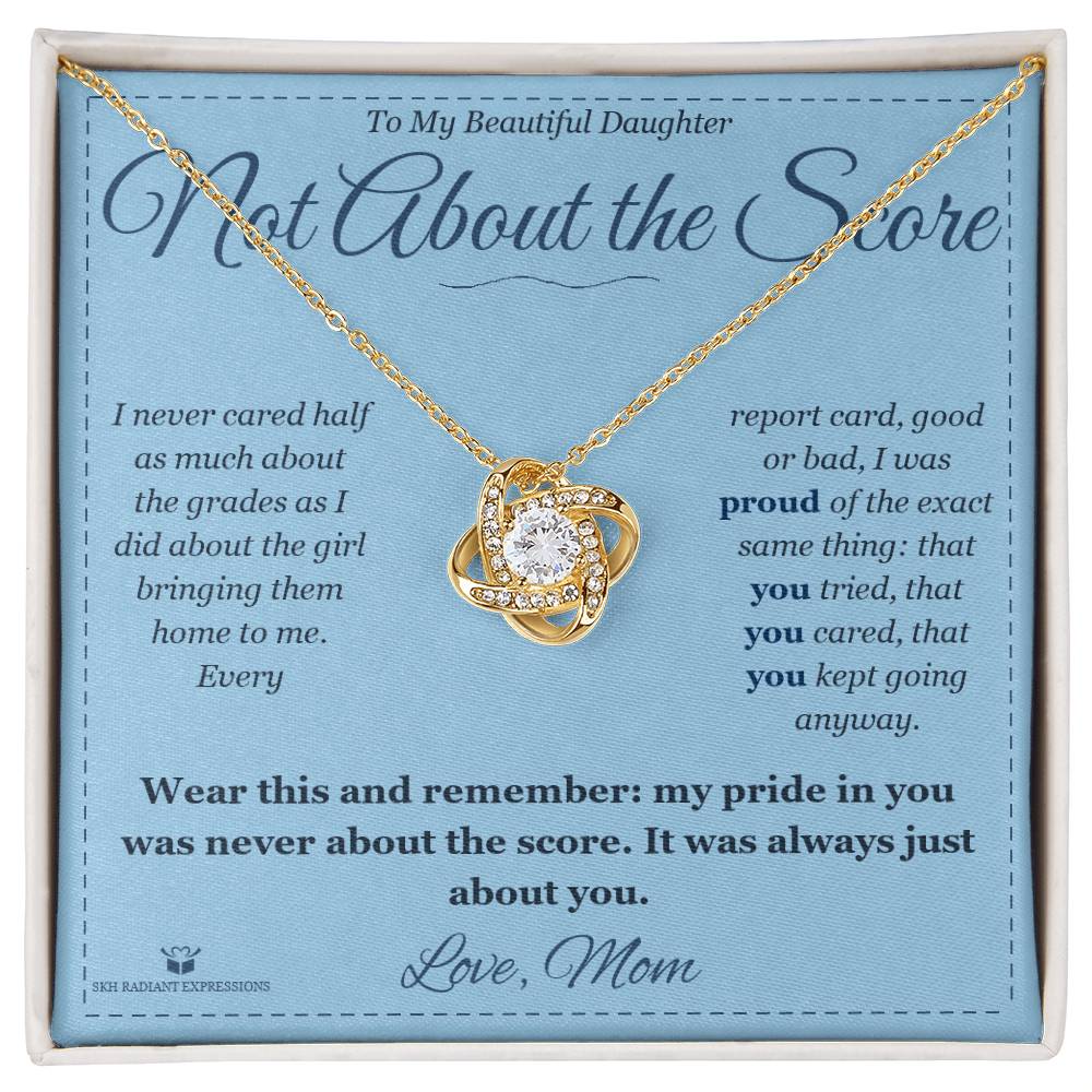 Love Knot Necklace gift for daughter from Mom
