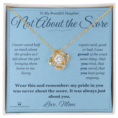 What does a Love Knot Necklace mean - gift for daughter