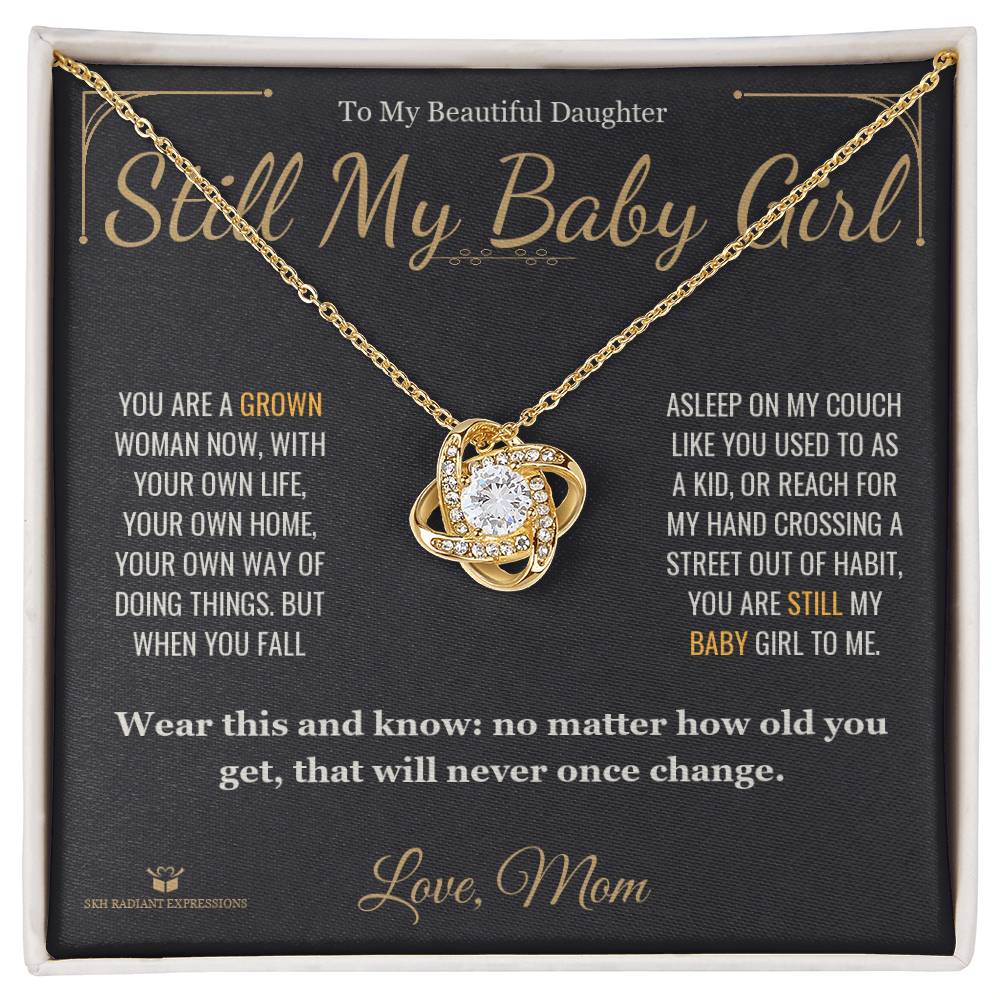 What does a Love Knot Necklace mean - gift for daughter