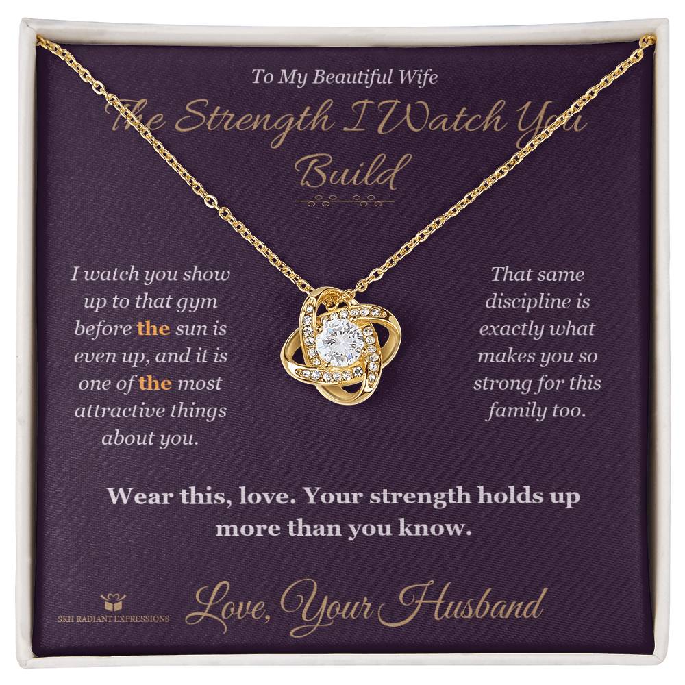 Love Knot Necklace gift for wife from Husband