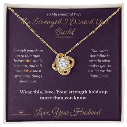 Love Knot Necklace gift for wife from Husband
